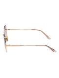 SCOTT Womens Smoke Brown Lens Light Gold Geomertical Sunglasses with 100% UV Protection-Scott 2984 Freya C3 S