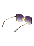 SCOTT Womens Gradient Grey Lens Gold Square Sunglasses with 100% UV Protection-Scott 2986 Lilac C2 S