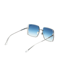SCOTT Womens Gradient Sea Green Lens Silver Square Sunglasses with 100% UV Protection-Scott 2986 Lilac C4 S