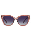 SCOTT Womens Smoke Grey Lens Crystal Wine  Square Sunglasses with 100% UV Protection-Scott 2988PL Erna C3 S
