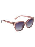 SCOTT Womens Smoke Grey Lens Crystal Wine  Square Sunglasses with 100% UV Protection-Scott 2988PL Erna C3 S