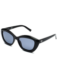 SCOTT Womens Blue Lens Black Cateye Sunglasses with 100% UV Protection-Scott 2989PL Beatrix C1 S