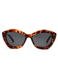 SCOTT Womens Grey Lens Demi Brown Cateye Sunglasses with 100% UV Protection-Scott 2989PL Beatrix C2 S