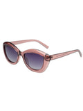 SCOTT Womens Smoke Grey Lens Crystal Wine  Cateye Sunglasses with 100% UV Protection-Scott 2989PL Beatrix C3 S