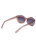 SCOTT Womens Smoke Grey Lens Crystal Wine  Cateye Sunglasses with 100% UV Protection-Scott 2989PL Beatrix C3 S