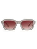 SCOTT Unisex Gradient Pink Lens White Rectangle Sunglasses with 100% UV Protection-Scott 2991 Marion C2 S