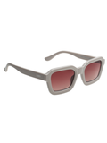 SCOTT Unisex Gradient Pink Lens White Rectangle Sunglasses with 100% UV Protection-Scott 2991 Marion C2 S