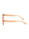SCOTT Unisex Gradient Brown Lens Crystal Peach Rectangle Sunglasses with 100% UV Protection-Scott 2991 Marion C4 S