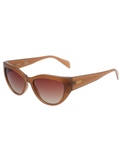 SCOTT Womens Gradient Brown Lens Brown Cateye Sunglasses with 100% UV Protection-Scott 2992 Dorothy C2 S