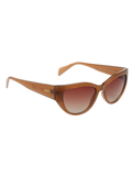 SCOTT Womens Gradient Brown Lens Brown Cateye Sunglasses with 100% UV Protection-Scott 2992 Dorothy C2 S