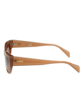 SCOTT Womens Gradient Brown Lens Brown Cateye Sunglasses with 100% UV Protection-Scott 2992 Dorothy C2 S