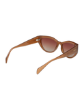 SCOTT Womens Gradient Brown Lens Brown Cateye Sunglasses with 100% UV Protection-Scott 2992 Dorothy C2 S