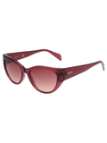SCOTT Womens Gradient Pink Lens Crystal Wine Cateye Sunglasses with 100% UV Protection-Scott 2992 Dorothy C3 S