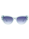 SCOTT Womens Gradient Blue Lens Crystal Sky Blue Cateye Sunglasses with 100% UV Protection-Scott 2992 Dorothy C4 S