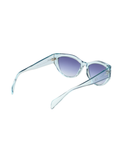 SCOTT Womens Gradient Blue Lens Crystal Sky Blue Cateye Sunglasses with 100% UV Protection-Scott 2992 Dorothy C4 S
