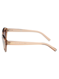 SCOTT Womens Gradient Brown Lens Crystal Brown Cateye Sunglasses with 100% UV Protection-Scott 2993 Iris C2 S