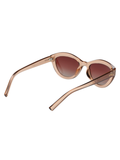 SCOTT Womens Gradient Brown Lens Crystal Brown Cateye Sunglasses with 100% UV Protection-Scott 2993 Iris C2 S