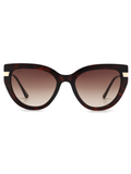 SCOTT Womens Gradient Brown Lens Demi Brown Cateye Sunglasses with 100% UV Protection-Scott 2994 Astrid C4 S
