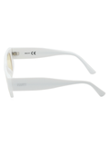 SCOTT Unisex Yellow Lens White Gold Rectangle Sunglasses with 100% UV Protection-Scott 2996 Chandler C3 S