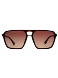 SCOTT Mens Gradient Brown Lens Demi Brown Square Sunglasses with 100% UV Protection-Scott 2997 Bennett C3 S