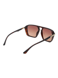 SCOTT Mens Gradient Brown Lens Demi Brown Square Sunglasses with 100% UV Protection-Scott 2997 Bennett C3 S