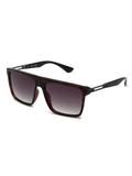 SCOTT Mens Gradient Brown Lens Demi Brown Square Sunglasses with 100% UV Protection-Scott 2999 Mercer C2 S