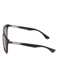 SCOTT Mens Gradient Brown Lens Demi Brown Square Sunglasses with 100% UV Protection-Scott 2999 Mercer C2 S