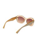 SCOTT Womens Light Brown Lens Crystal Brown Square Sunglasses with 100% UV Protection-Scott 3004 Darla C2 S