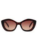 SCOTT Womens Gradient Brown Lens Demi Brown Cateye Sunglasses with 100% UV Protection-Scott 3005 Eliza C2 S