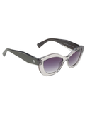 SCOTT Womens Smoke Grey Lens Crystal Grey   Cateye Sunglasses with 100% UV Protection-Scott 3005 Eliza C4 S