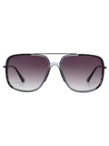 SCOTT Mens Gradient Grey Lens Crystal Grey Gun Navigator Sunglasses with 100% UV Protection-Scott 3006 Dawson C1 S