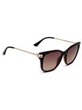 SCOTT Womens Smoke Brown Lens Demi Brown Square Sunglasses with 100% UV Protection-Scott 3008 Eloise C2 S