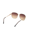 SCOTT Womens Smoke Brown Lens Gold Square Sunglasses with 100% UV Protection-Scott 3009 Fallon C1 S