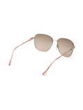 SCOTT Womens Smoke Pink Lens Rose Gold Square Sunglasses with 100% UV Protection-Scott 3009 Fallon C2 S