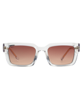SCOTT Unisex Gradient Brown Lens Crystal White Wayfarer Sunglasses with 100% UV Protection-Scott 3011 Florian C4 S