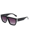 SCOTT Unisex Smoke Grey Lens Black Crome Wayfarer Sunglasses with 100% UV Protection-Scott 3015 Rowe C2 S