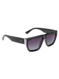 SCOTT Unisex Smoke Grey Lens Black Gun Wayfarer Sunglasses with 100% UV Protection-Scott 3015 Rowe C3 S