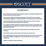 SCOTT Unisex Smoke Grey Lens Black Gun Wayfarer Sunglasses with 100% UV Protection-Scott 3015 Rowe C3 S