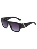 SCOTT Unisex Gradient Smoke Lens Black Wayfarer Sunglasses with 100% UV Protection-Scott 3016 Caden C1 S