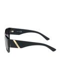 SCOTT Unisex Gradient Smoke Lens Black Wayfarer Sunglasses with 100% UV Protection-Scott 3016 Caden C1 S