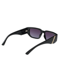 SCOTT Unisex Gradient Smoke Lens Black Wayfarer Sunglasses with 100% UV Protection-Scott 3017 Harriett C1 S