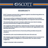 SCOTT Unisex Gradient Smoke Lens Black Wayfarer Sunglasses with 100% UV Protection-Scott 3017 Harriett C1 S