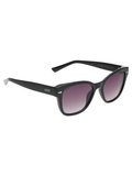 SCOTT Unisex Gradient Grey Lens Black Wayfarer Sunglasses with 100% UV Protection-Scott 3018 Hollis C1 S