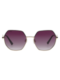 SCOTT Womens Smoke Grey Lens Gold Black Geomertical Sunglasses with 100% UV Protection-Scott 3021 Gretchen C1 S