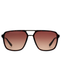 SCOTT Mens Gradient Brown Lens Demi Brown Navigator Sunglasses with 100% UV Protection-Scott 3024 Simon C3 S