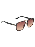SCOTT Mens Gradient Brown Lens Demi Brown Navigator Sunglasses with 100% UV Protection-Scott 3024 Simon C3 S