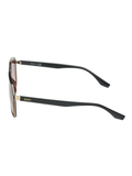 SCOTT Mens Gradient Brown Lens Demi Brown Navigator Sunglasses with 100% UV Protection-Scott 3024 Simon C3 S