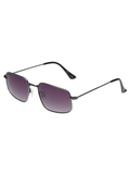 SCOTT Unisex Grey Lens Gun Rectangle Sunglasses with 100% UV Protection-Scott 3025 Ramsey C2 S