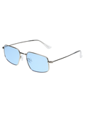 SCOTT Unisex Lt Blue Lens Silver Rectangle Sunglasses with 100% UV Protection-Scott 3025 Ramsey C4 S