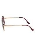 SCOTT Womens Smoke Pink Lens Rose Gold   Geomertical Sunglasses with 100% UV Protection-Scott 3026 Kimberly C2 S